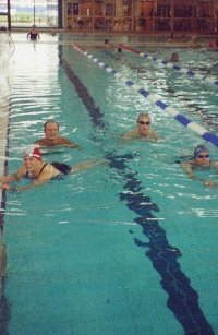 Norwich Disabled Swimming Club members enjoying the facilities at the Riverside Pool